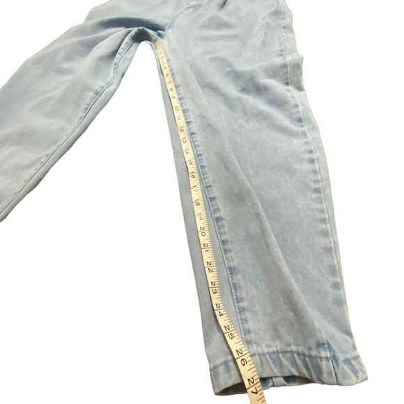 Fashion Nova High Rise Waisted Mom Jeans  Denim 100% Cotton Pleaded Blue XL - Picture 10 of 11